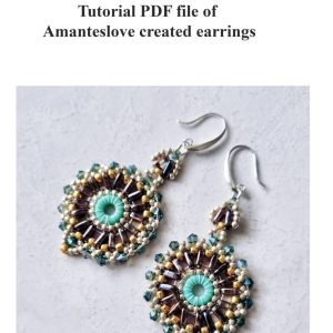 Dandelion earrings photos tutorial